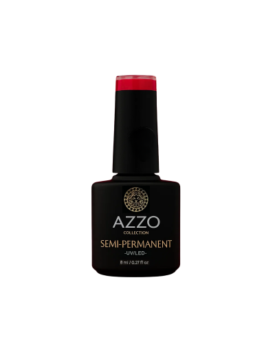 Vernis Rouge Sombre – Vegan, Sans TPO, Extra Brillance | Azzo