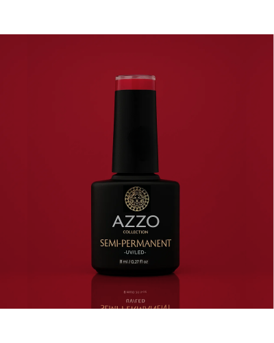Vernis Rouge Bordeaux Profond – Vegan, Sans TPO, Extra Brillance | Azzo