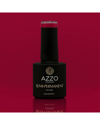 Vernis Rouge Bordeaux Très Profond – Vegan, Sans TPO, Extra Brillance | Azzo
