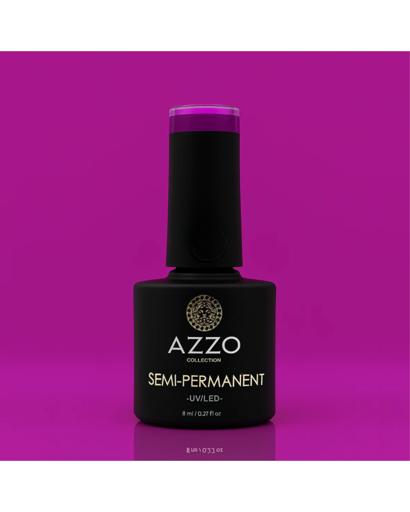 Vernis Violet Fuchsia – Vegan, Sans TPO, Extra Brillance | Azzo