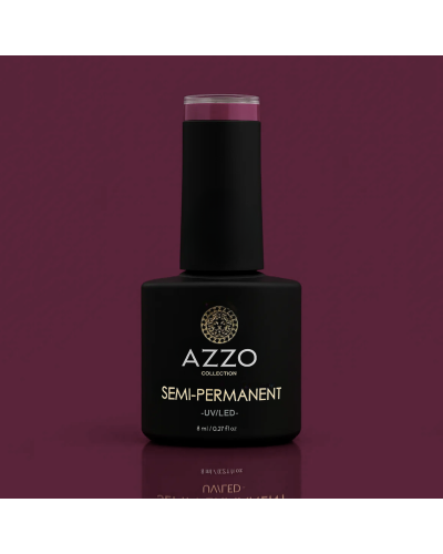 Vernis Violet Prune Très Foncé – Vegan, Sans TPO, Extra Brillance | Azzo