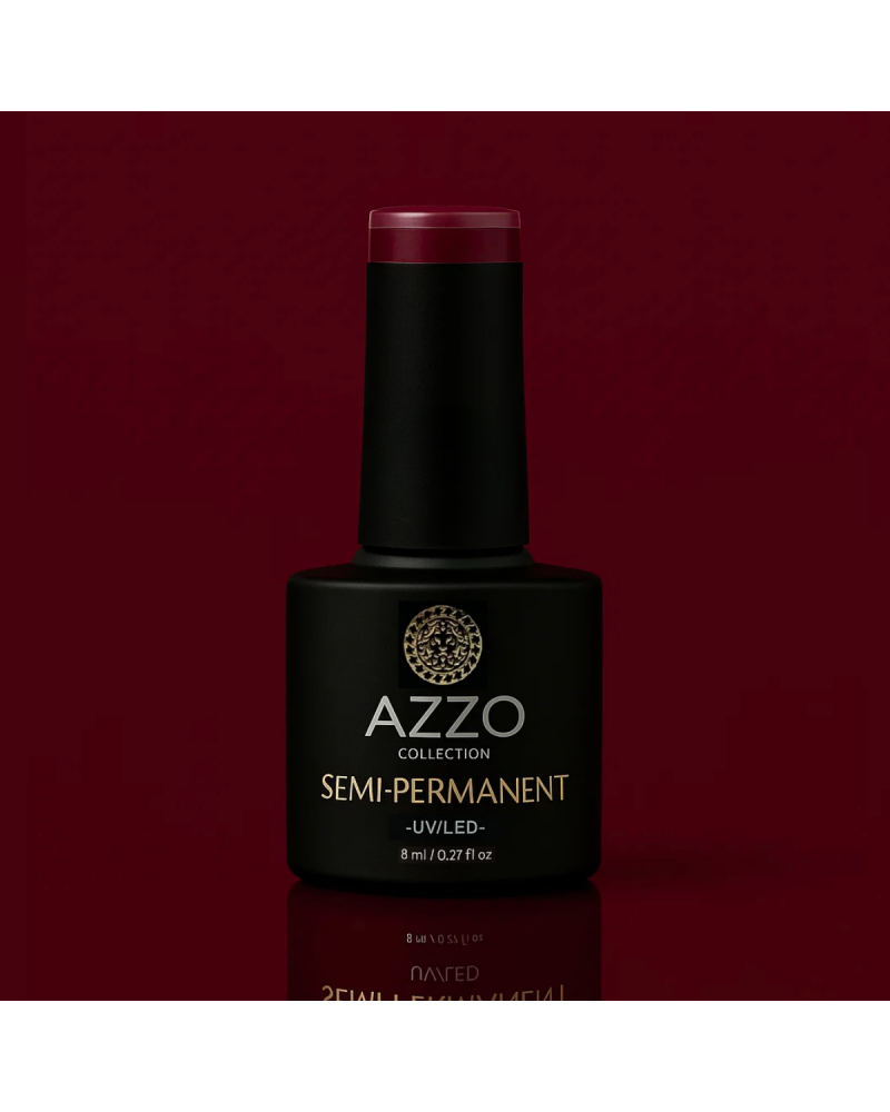 Vernis Cerise Très Foncé – Vegan, Sans TPO, Extra Brillance | Azzo