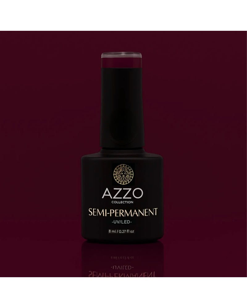 Vernis Cerise Très Foncé – Vegan, Sans TPO, Extra Brillance | Azzo