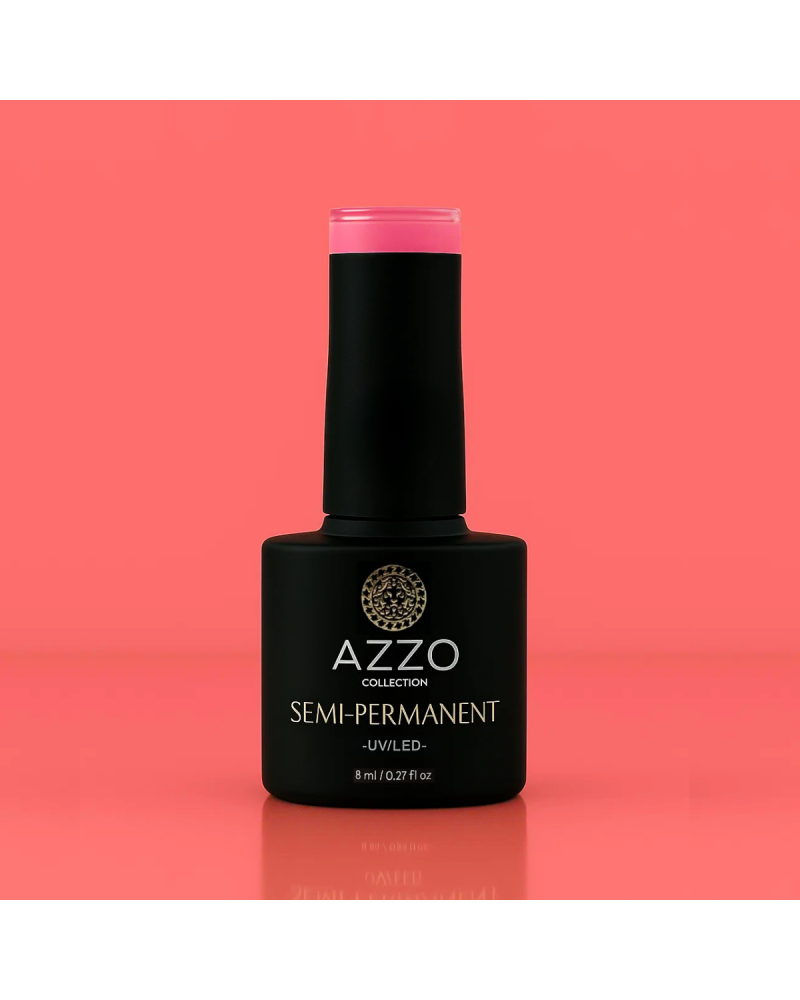 Vernis Orange Rosé – Vegan, Sans TPO, Extra Brillance | Azzo