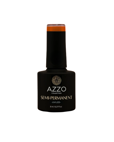 Vernis Orange Brûlé – Vegan, Sans TPO, Extra Brillance | Azzo
