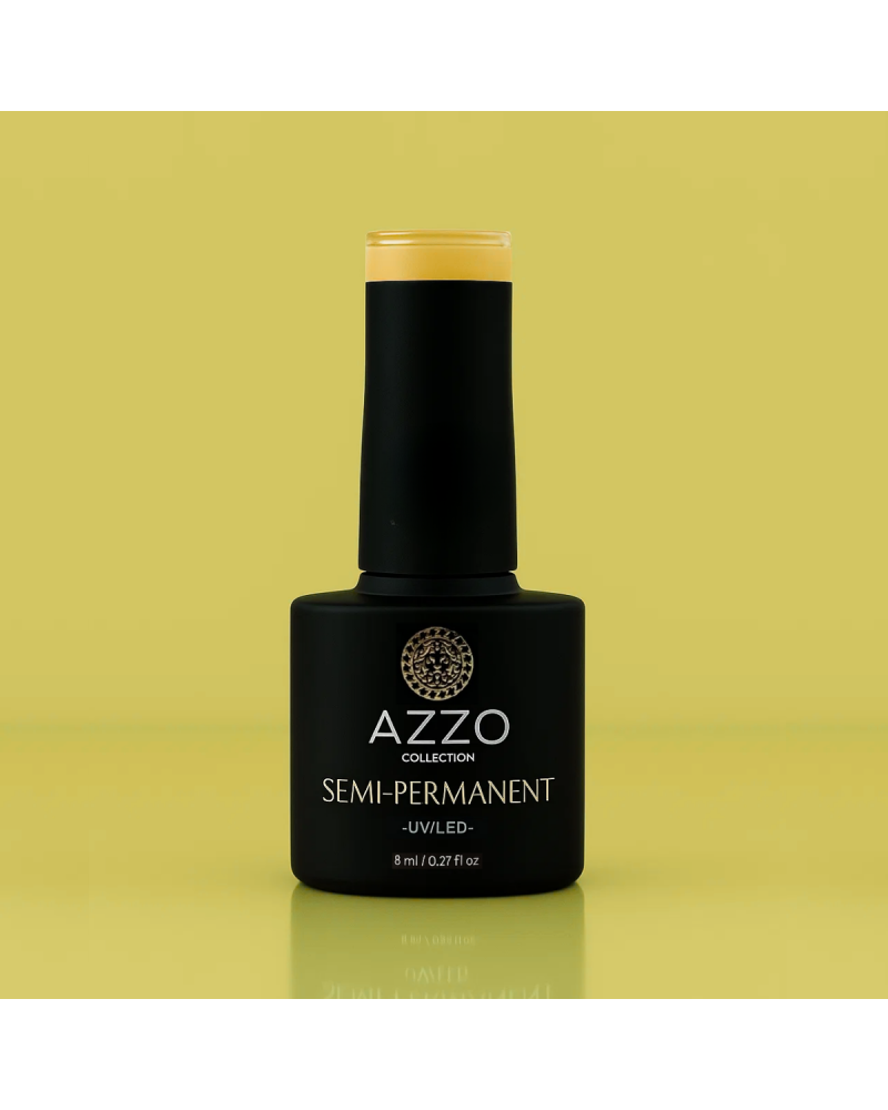 Vernis Jaune Lumineux – Vegan, Sans TPO, Extra Brillance | Azzo