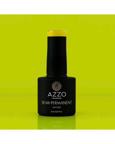 Vernis Jaune Chartreuse – Vegan, Sans TPO, Extra Brillance | Azzo