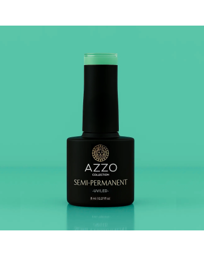 Vernis Vert Turquoise – Vegan, Sans TPO, Extra Brillance | Azzo