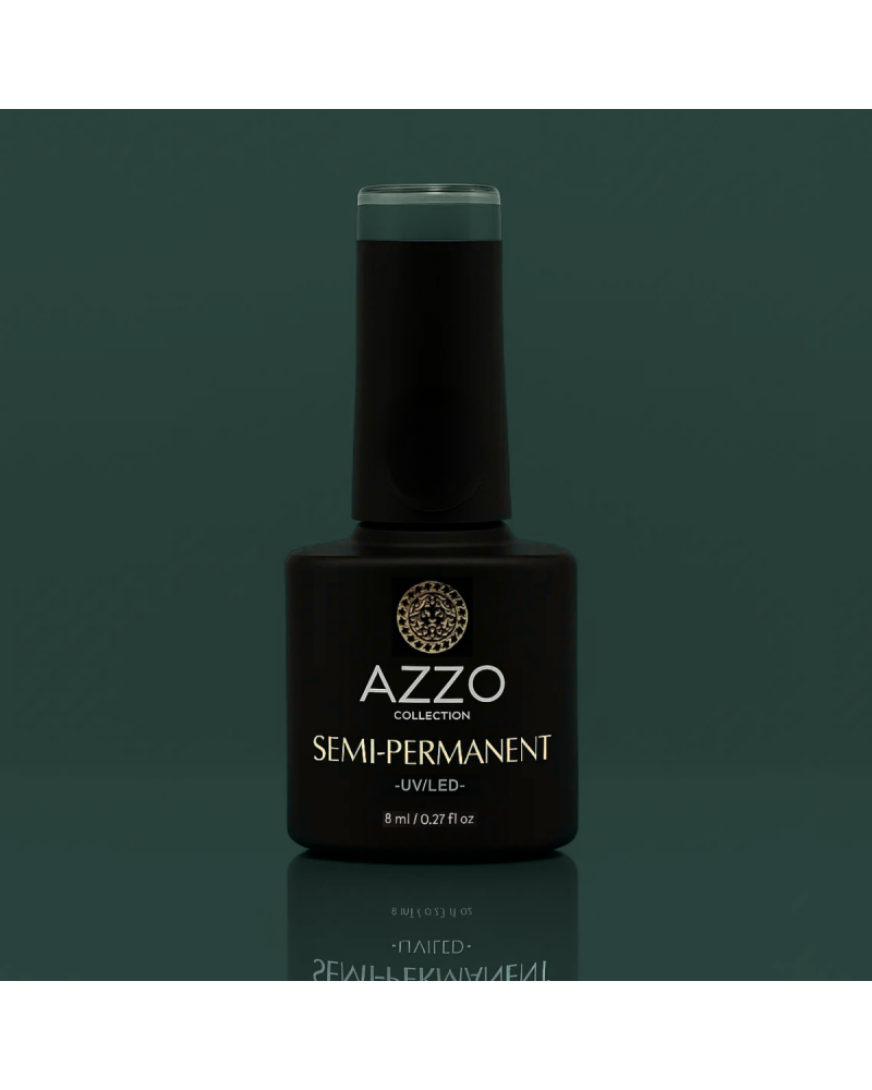 Vernis Vert Sapin Profond – Vegan, Sans TPO, Extra Brillance | Azzo