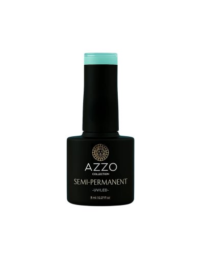 Vernis Bleu Turquoise Clair – Vegan, Sans TPO, Extra Brillance | Azzo