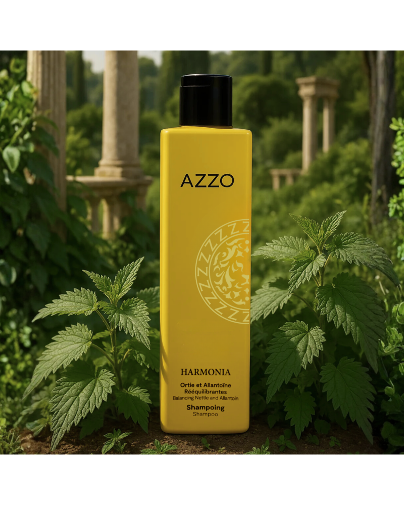 HARMONIA - Shampoing à L'Ortie et Allantoïne - Racines Grasses et Pointes Sèches - 250 ml