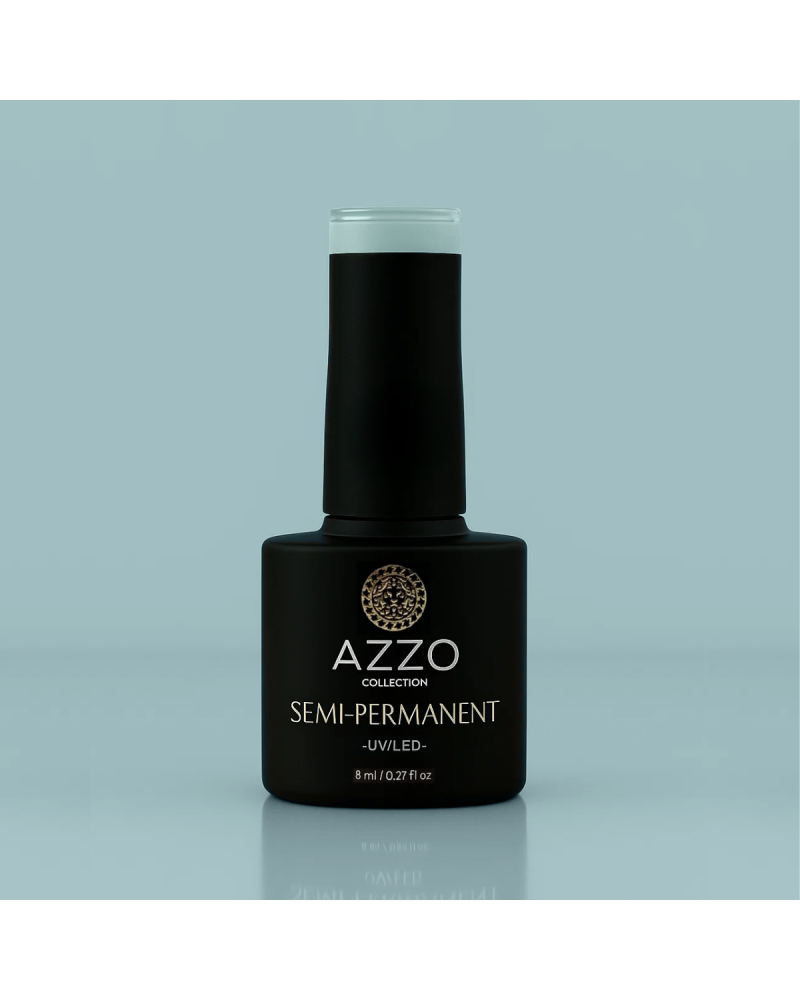 Vernis Bleu Gris Clair – Vegan, Sans TPO, Extra Brillance | Azzo