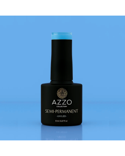 Vernis Bleu Ciel Vif – Vegan, Sans TPO, Extra Brillance | Azzo