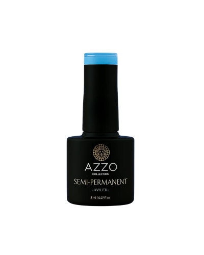 Vernis Bleu Ciel Vif – Vegan, Sans TPO, Extra Brillance | Azzo