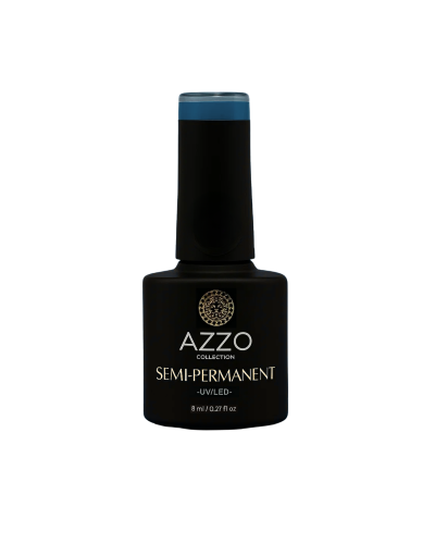 Vernis Bleu Pétrole – Vegan, Sans TPO, Extra Brillance | Azzo