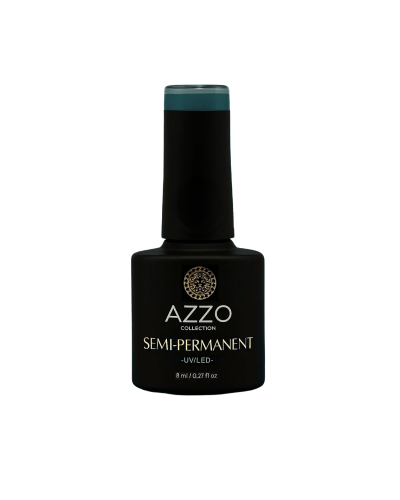 Vernis Bleu Ardoise – Vegan, Sans TPO, Extra Brillance | Azzo