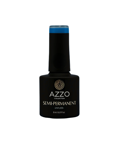 Vernis Bleu Océan – Vegan, Sans TPO, Extra Brillance | Azzo