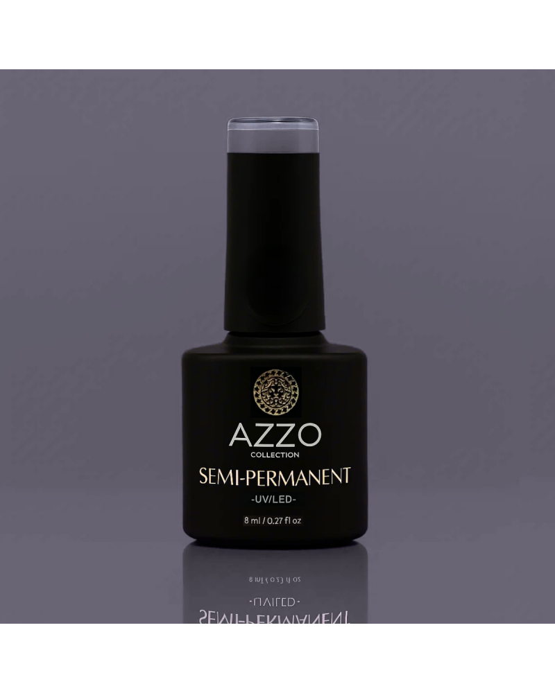 Vernis Gris Foncé – Vegan, Sans TPO, Extra Brillance | Azzo