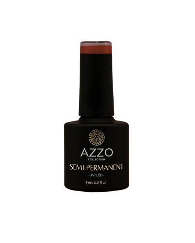 Vernis Marron Rouge Foncé – Vegan, Sans TPO, Extra Brillance | Azzo