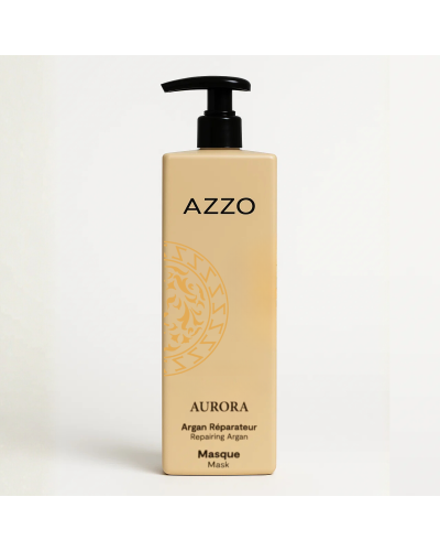 AURORA - Masque Réparateur à L'Huile d'Argan - Cheveux Secs et Bouclés - 500 ml