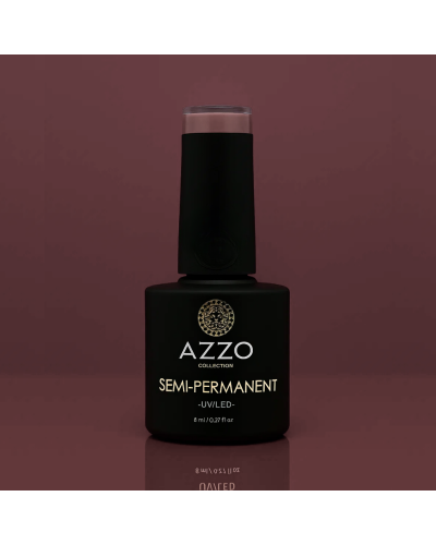 Vernis Marron Aubergine Foncé – Vegan, Sans TPO, Extra Brillance | Azzo