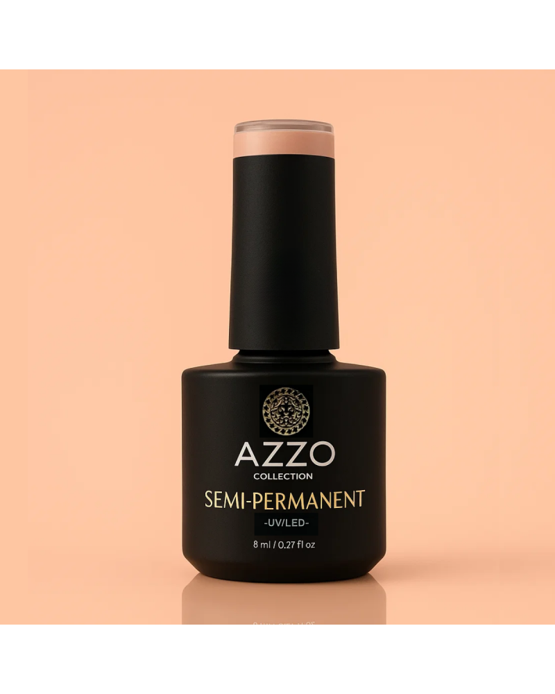 Vernis Pêche Clair – Vegan, Sans TPO, Brillance Naturelle | Azzo