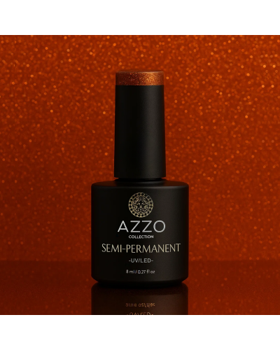 Vernis Doré Cuivré Pailleté – Vegan, Sans TPO, Brillance Scintillante | Azzo