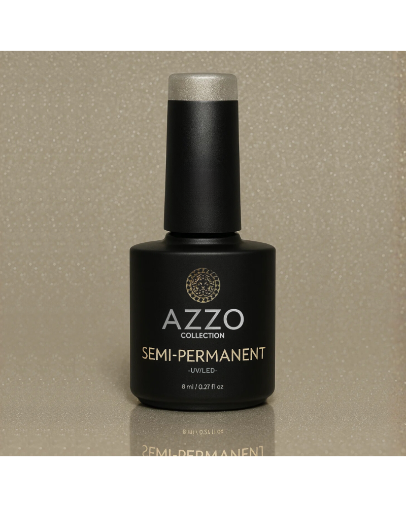 Vernis Doré Nude Pailleté – Vegan, Sans TPO, Brillance Subtile | Azzo