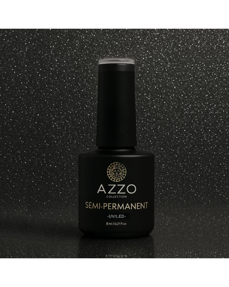 Vernis Vert Gris Pailleté – Vegan, Sans TPO, Brillance Longue Tenue | Azzo