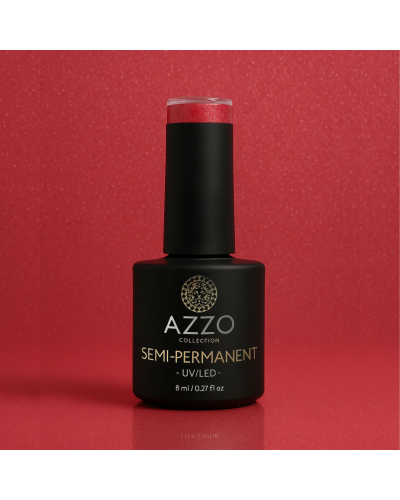 Vernis Rose Profond Pailleté – Vegan, Sans TPO, Brillance Longue Tenue | Azzo