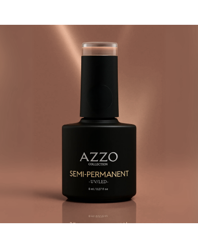 Vernis Cat’s Eyes Marron Chaud – Effet Magnétique 3D | Azzo