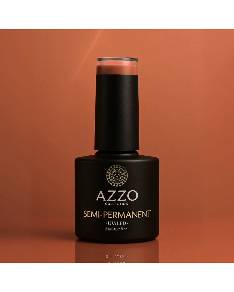 Vernis Cat’s Eyes Marron Chaud – Effet Magnétique, Vegan, Longue Tenue | Azzo