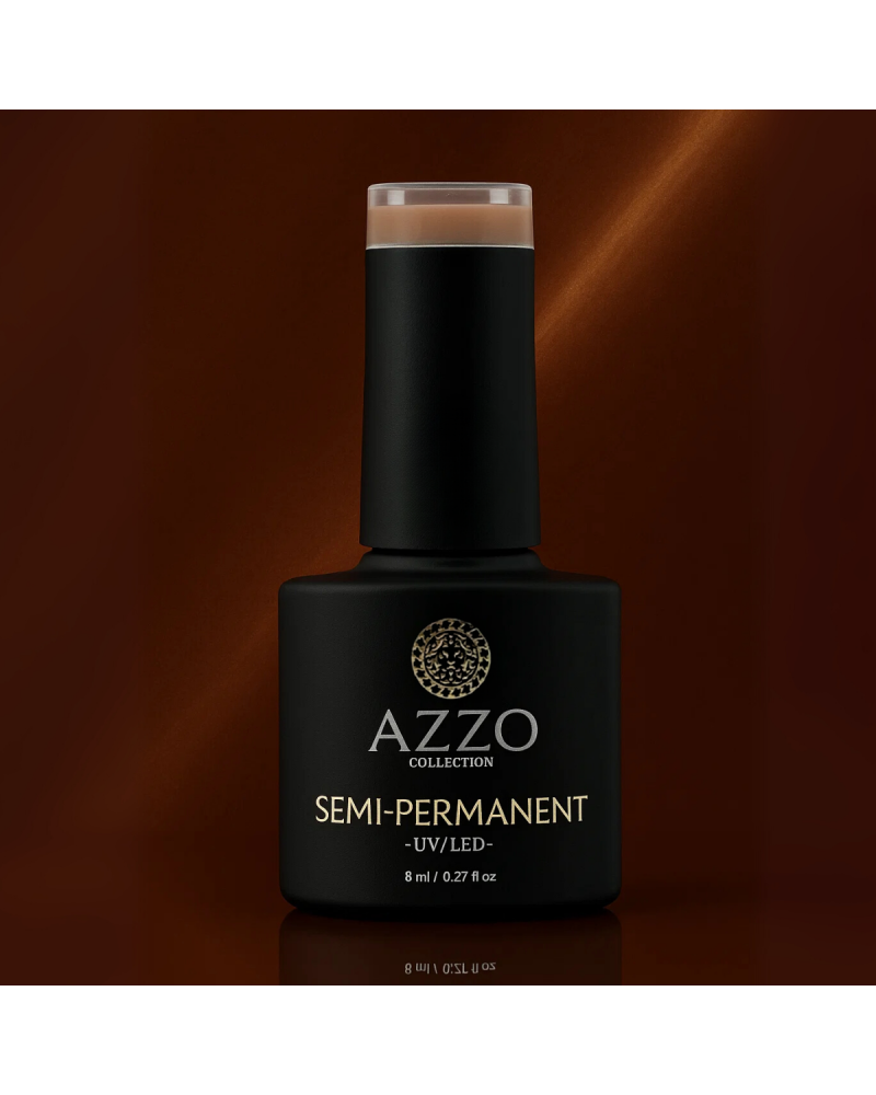 Ce vernis Cat’s Eyes Marron très foncé intense – Vegan, Sans TPO, Qualité Pro, Brillance Extra – Azzo