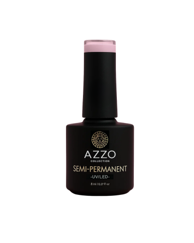 Vernis rose pastel 015 – Très doux, élégant et longue tenue | Azzo