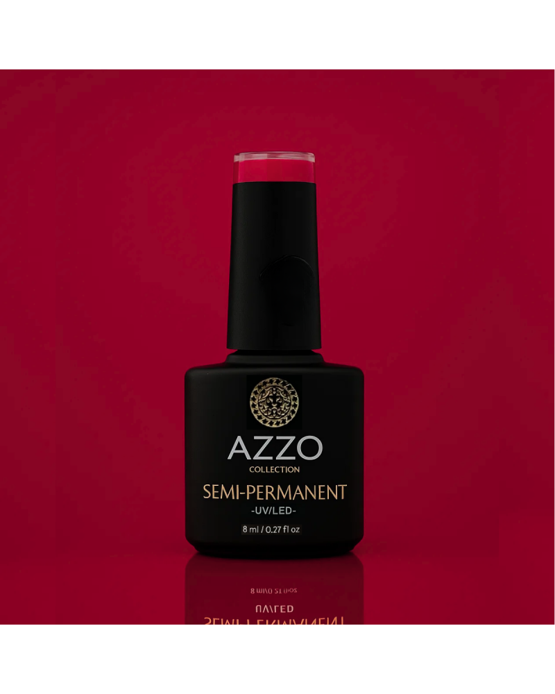 Vernis Rouge Bordeaux Très Profond – Vegan, Sans TPO, Extra Brillance | Azzo